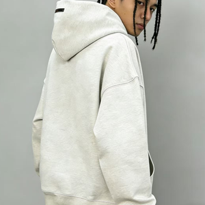 Solid Color Custom logo Wholesale Trendy Breathable Fashion Causal Outdoor <b>Pullover</b> <b>Men</b> And Women Heavyweight Winter Hoodie - Product Image 3