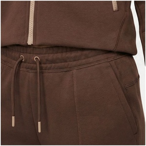 Women <b>Brown</b> Hooded Tracksuit Set Full Zipper Side Pockets Casual Sweatshirt <b>Jogger</b> Pants Autumn Midweight Polyester Solid Color - Product Image 5