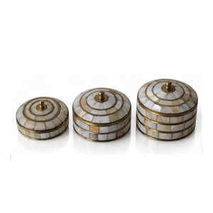 Luxury Mother of Pearl Jewelry Box Vintage Style Handmade MOP Shell <b>Storage</b> Organizer Box Wholesale Trinket <b>Chest</b> with Lock - Product Image 2