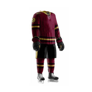 Uniformes de hockey sur glace sur mesure de haute qualité, uniformes de hockey sur glace sublimés pour équipes sportives - Product Image 5