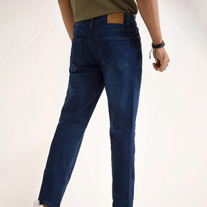 Wholesale OEM High Quality Breathable Men's Loose Fit Jeans Custom Pattern Men's Breathable Relaxed Men's Denim Jeans - Product Image 2