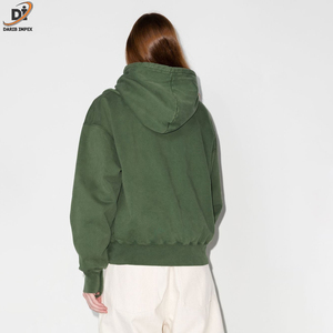 เสื้อฮู้ดดี้ผู้หญิงทรงโอเวอร์ไซส์สไตล์วินเทจ ลวดลายฟอกสี  โลโก้ด้านหน้า  สำหรับฤดูหนาว ปี 2025  คุณภาพสูง เป็นมิตรต่อสิ่งแวดล้อม - Product Image 3