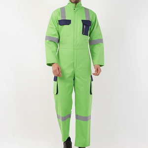 Custom Reflective Safety Coverall High Visibility Workwear <b>Overall</b> with Reflective Tape for Industrial Workers - Product Image 1