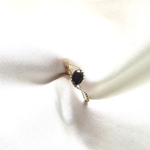 Bague ovale en onyx noir classique faite à la main en argent sterling 925 de haute qualité pour femmes - Product Image 3