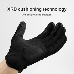 Gants de cyclisme pour hommes et femmes - Équipement de vélo avec bandes réfléchissantes et coussinets antidérapants et amortisseurs pour vélo/VTT/entraînement - Product Image 2