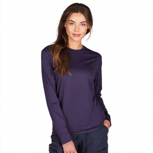 T-shirts à manches longues en tricot extensible de haute qualité, sous-vêtements personnalisés pour hôpital, respirants et confortables - Product Image 4