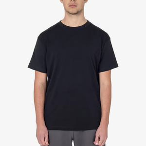 T-shirt pour homme en jersey de coton/polyester de haute qualité 240g, coupe ample unisexe, personnalisable avec impression sur le devant - Product Image 1