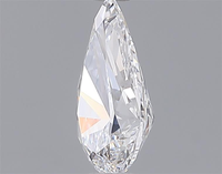 Diamante cultivado en laboratorio de 1.07 quilates, corte PEAR BRILLIANT, claridad VVS 2, corte excelente, diamante para la elaboración de joyas personalizadas