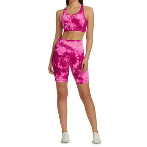 Sujetador Deportivo de Yoga para Mujer, con Estampado Abstracto, de Alta Calidad, Tejido Acanalado Sin Costuras, Ropa Deportiva para Gimnasio, Fitness y Entrenamiento - Product Image 3