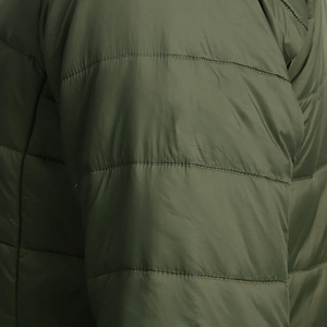 Chaqueta Acolchada Unisex Impermeable y Cortavientos con Cuello Alto y Diseño de Parches, 100% Nailon - Product Image 2