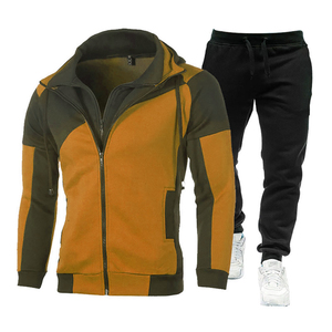 ชุดวอร์มลำลองผู้ชายแบบใหม่ยอดนิยมสำหรับฤดูหนาว ผ้าฟลีซเนื้อนุ่ม ระบายอากาศได้ดี แห้งเร็ว มีไซส์ใหญ่พิเศษ - Product Image 2