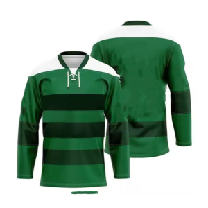 Men's V-Neck Full Sleeve Rugby Jersey Striped Red Dark Brown Moisture Wicking Polyester Regular Fit All Seasons - Product Image 3