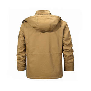 New Lightweight Winter Men's Hunting Jacket for Windproof Waterproof Soft <b>Shell</b> Stand Collar Zipper Closure Print Camouflage - Product Image 3