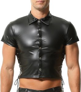 Chaleco de cuero sintético para hombre, camiseta sin mangas informal con logo, camiseta sin mangas de algodón para hombre de 180 g, camiseta sin mangas informal de gran gramaje - Product Image 1