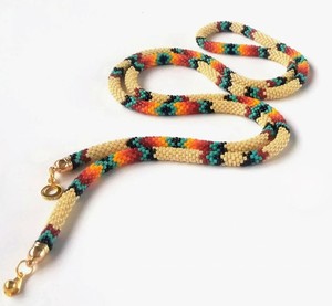 Collier tendance en perles de rocaille personnalisées, chaînes perlées multicouches, fait main, couleur et taille personnalisables, unisexe - Product Image 1