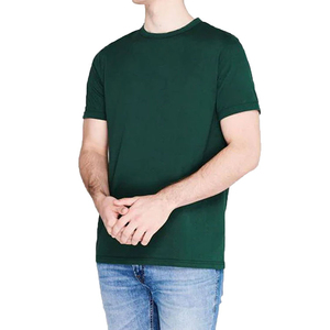 เสื้อยืดผู้ชายผ้าฝ้าย 100% คุณภาพสูง สกรีนโลโก้ได้ ออกแบบเองได้  เรียบง่าย สวมใส่สบาย ระบายอากาศได้ดี แห้งเร็ว ขายส่ง เสื้อเปล่า - Product Image 3