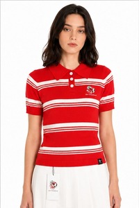 Camisetas de Secado Rápido para Mujer, Camisetas Polo de Algodón y Poliéster, Camisetas Polo Cómodas de Alta Calidad para Mujer - Product Image 1