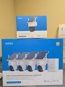 Solar Powered <b>Wireless</b> Security <b>Camera</b> Kit PTZ <b>Outdoor</b> CCTV System WiFi - Product Image 1