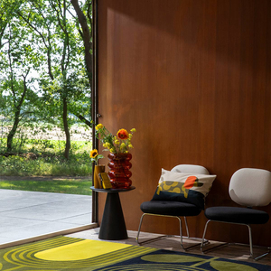 Mid Century Modern Geometric <b>Abstract</b> Hand Tufted New Zealand Wool Area <b>Rug</b> Custom Designer Carpet Manufacturer Factory - Product Image 4