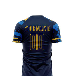 Nouvel ensemble complet de maillots de football unisexes de haute qualité en gros, ensemble uniforme à manches courtes, vêtements d'entraînement de football imprimés - Product Image 5