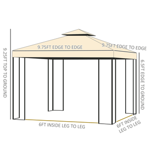 Gazebo/Pergola da Giardino con Tettoia per Ombra e Comfort all'Aperto - Product Image 2