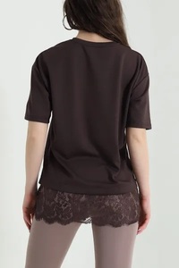เสื้อคอเต่าผู้หญิงไซส์ใหญ่ EVER GLOW สีพื้น ผ้าถัก 100% คอตตอน ยับยาก แห้งเร็ว ระบายอากาศ ป้องกันรังสียูวี มีโลโก้ สไตล์ลำลอง - Product Image 6