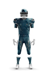 Conjunto de Uniforme de Fútbol Americano Personalizado, Sublimado, Cuello en V, Manga Corta, Absorbe la Humedad, para Hombre Adulto, Equipación del Equipo Broncos - Product Image 3