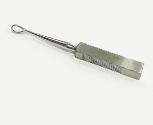 Instrument chirurgical ophtalmique microchirurgical 8 cm FLYNN, dépresseurs scléraux, type boucle pour lentilles 5 mm, en acier inoxydable CE - Product Image 3