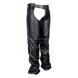 Custom Design Comfortable Western Full Chaps High Quality Genuine Leather Elasticated Horse Riding Chaps Men Custom Made Sizes - Product Image 1