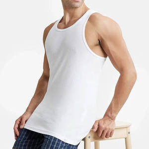 Camiseta Deportiva para Hombre, Color Sólido, Transpirable, 100% Algodón, Teñida, para Gimnasio, Ejercicio y Deportes - Product Image 5