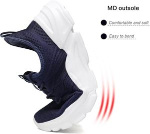 Zapatillas Deportivas de Moda para Hombre, Botas Casuales con Cordones para Exteriores, Gimnasio, Entrenamiento, Otoño e Invierno, Transpirables - Product Image 6