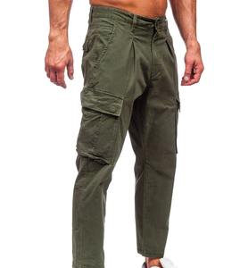 Custom Logo Casual Multi 6-Pockets Straight Leg <b>Work</b> Wear Street Wear Relaxed Fit <b>Cargo</b> Hiking <b>Pants</b> for Men's <b>Cargo</b> <b>Pants</b> - Product Image 4