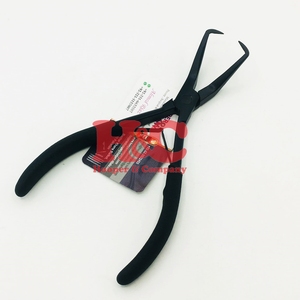 HOOPER COMPANY Pince à extensions capillaires professionnelle étanche, en acier inoxydable doré, pour micro-anneaux, avec logo durable et boucle facile - Product Image 1