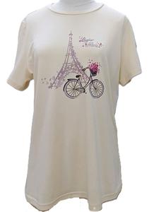 Nuevo Producto Camiseta Casual de Manga Corta para Mujer, Corte Regular, Impresión Digital, Antibolitas, Transpirable, Personalizada, 100% Poliéster - Product Image 3