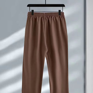 Wholesale Cotton <b>Trouser</b> Side Pockets Custom Streetwear Cool Style Gym Casual Wear Quick Dry Breathable <b>Drawstring</b> Closure - Product Image 2