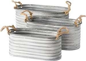 Bandeja y tazas de metal con acabado antiguo Herramientas y accesorios de barra de alta calidad Precio directo de fábrica multiusos - Product Image 3