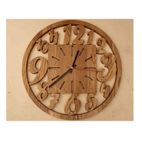 Luxe MDF peint Antique Imitation islamique horloge murale décor à la maison musulman Shahada bois artisanat personnalisable boîtes en bois produit
