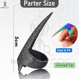 Own Logo Quick <b>Braid</b> Aid Finger Parting Tool Stainless Steel Stitch Braiding Tools For Durable Dreadlocks Wig & Installation - Product Image 4