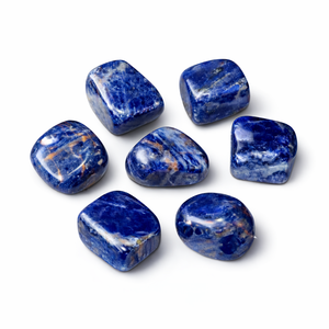 Piedras de Sodalita Natural Pulimentadas Listas para Enviar, Cristal Azul para Sanación, Venta al por Mayor, Reiki, Meditación, Navidad - Product Image 1