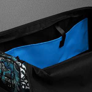 Sac de voyage à fermeture éclair avec imprimé graffiti OEM ODM, grande capacité, usage décontracté, en polyester - Product Image 3