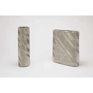 แจกันดอกไม้เหล็กดีไซน์ริมชายฝั่ง ทันสมัย เป็นมิตรกับสิ่งแวดล้อม สำหรับตกแต่งโต๊ะ ระดับพรีเมียม ตกแต่งภายในอย่างหรูหรา สำหรับพื้นที่อยู่อาศัยที่มีระดับ - Product Image 3