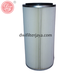 Cartucho de Filtro de Aire Industrial de Alta Eficiencia, Personalizable, de Tela de Poliéster Plegada, para Sistemas de Recolección de Polvo - Product Image 1