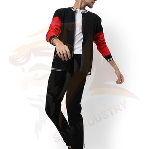 Chaquetas Varsity para Hombre, Nuevo Diseño, Más Vendidas, Color Sólido, Calidad Premium, Cuello Alto, Logotipo Frontal, Ecológicas, para Invierno - Product Image 4