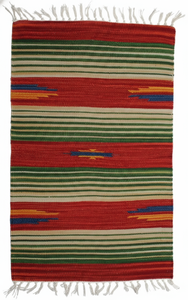 Tapis en coton à poils moyens, motif floral, sur mesure, modernes – Réversibles, lavables en machine, faits à la main pour la maison, les voyages et l'usage commercial - Product Image 3