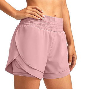 Shorts de sport décontractés pour femmes, prix bas, haute qualité, respirants, légèrement élastiques, grandes tailles, écologiques - Product Image 5
