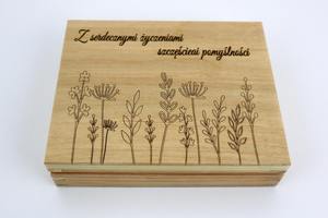 Boîte en bois gravée au laser personnalisée, boîte en bois gravée au laser professionnelle, boîte à bijoux, boîte de rangement, vente en gros - Product Image 2