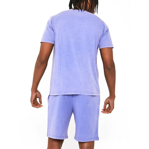 Ensemble sportif pour homme, ensemble 2 pièces été, t-shirts à manches courtes et shorts, ensemble décontracté élégant et respirant pour hommes - Product Image 3