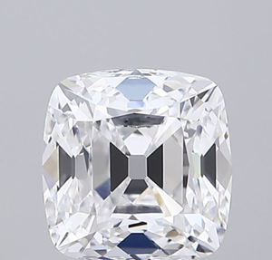 Diamant de laboratoire CVD certifié IGI 2,03 CT taille coussin, couleur D, clarté VS1, 777616900, ROYAL GEMS pour la fabrication de bijoux - Product Image 1
