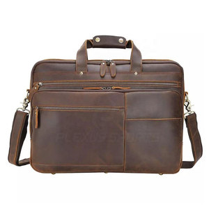 Maletín para Portátil de Cuero Genuino, de Alta Calidad, Duradero, Informal, de Gran Capacidad, para Viajes de Negocios, Oficina, Diseño Personalizado - Product Image 2