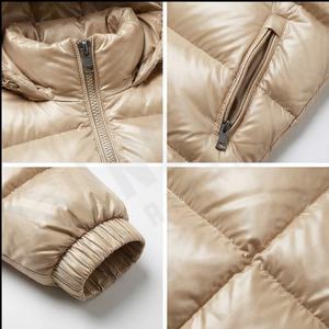 2025 nouvelle mode hommes doudoune manteau d'hiver avec broderie décoration prix de gros pour hommes femmes pour saisons froides canard - Product Image 4